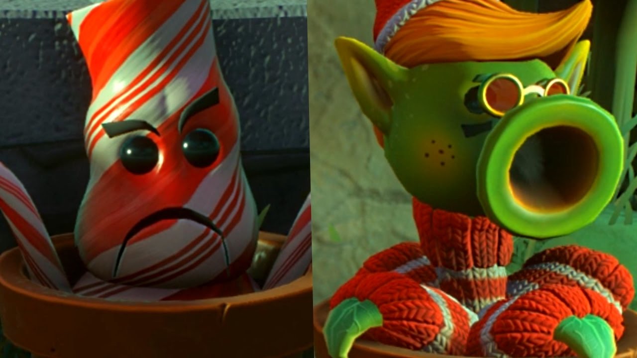 PVZ Garden Warfare 2: CHRISTMAS Garden Ops, NEW PLANTS! (FEASTIVUS 2016)