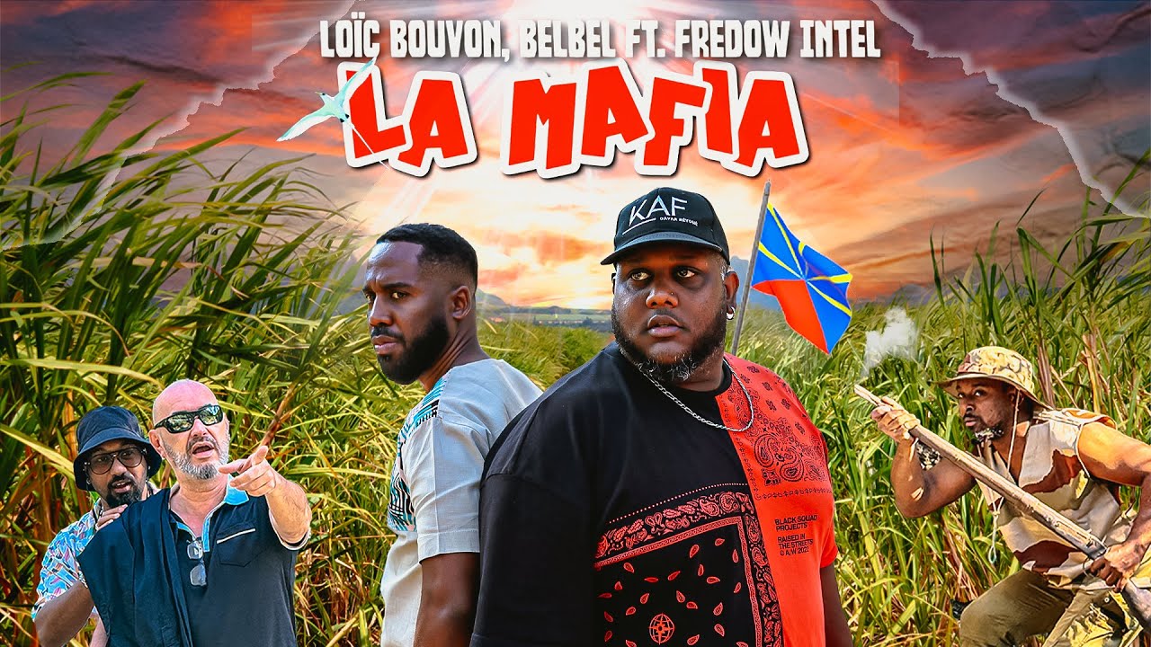 Lo&iuml;c Bouvon, Belbel ft. Fredow intel || LA MAFIA 🇷🇪 [Clip Officiel] (Cover)