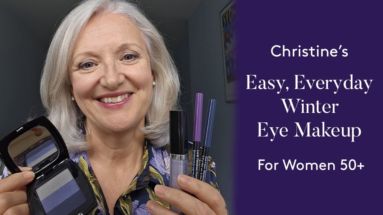Winter Wonderland Eyes: Christine's Festive Season Eye Makeup Tutorial - Makeup For Women Over 50