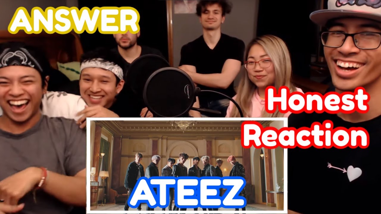 Reacting to ATEEZ (에이티즈) - 'Answer' - VK and Friends React (Kpop Reaction)