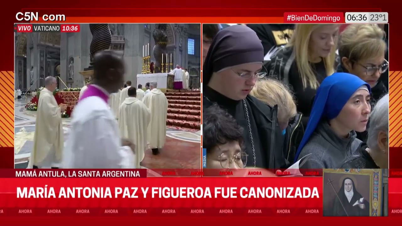 VATICANO: MAMA ANTULA fue CANONIZADA
