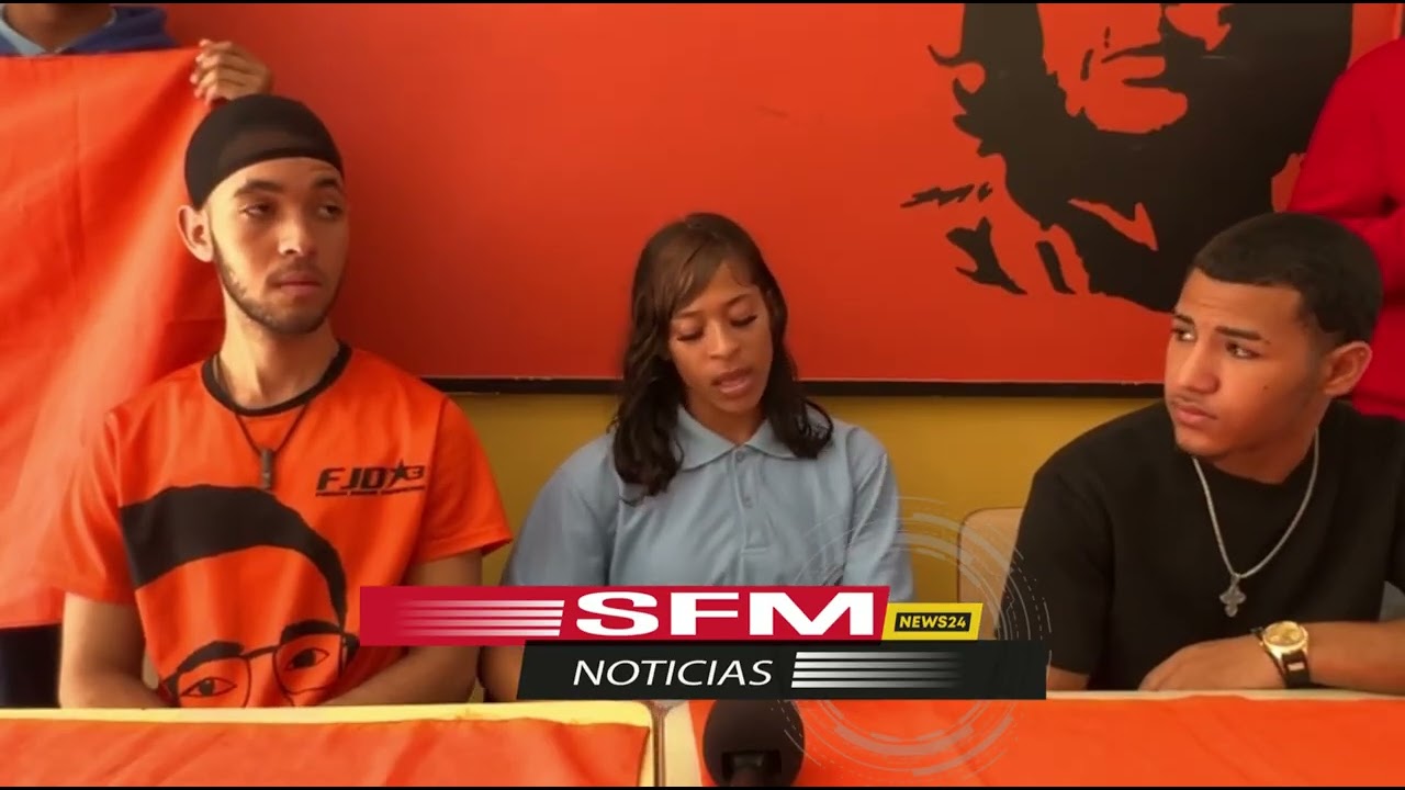 Grupo estudiantil FJD realiza rueda de prensa; exigen diversas demandas en San Francisco de Macorís 