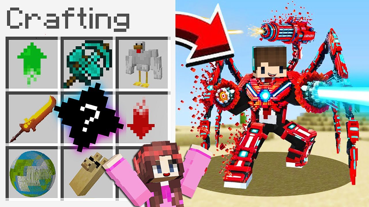 Aku Hack Minecraft Untuk Crafting Benda - Benda NGUAWOR Menembus Rekor Dunia