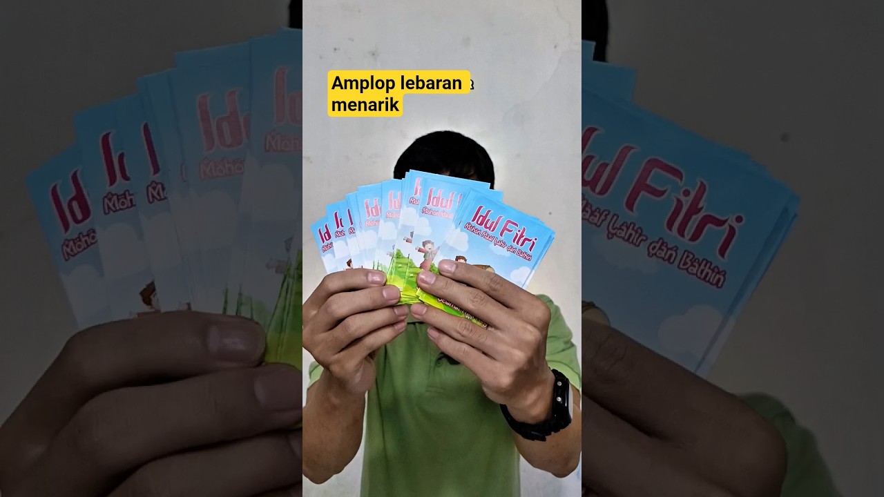 Amplop lebaran unik dan menarik