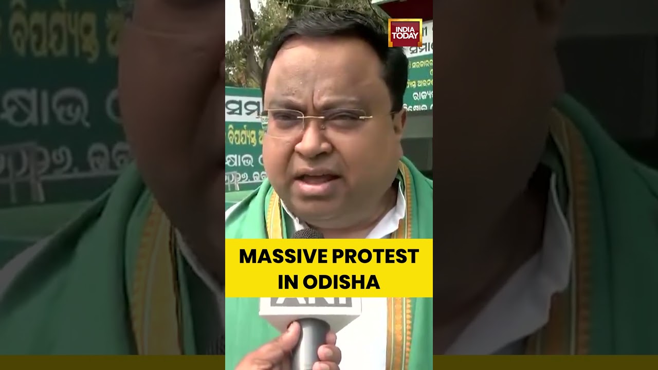 Farmer Protest: BJD Protests Against Odisha Govt Over Farmers&rsquo; Issues | Paddy Procurement in Odisha