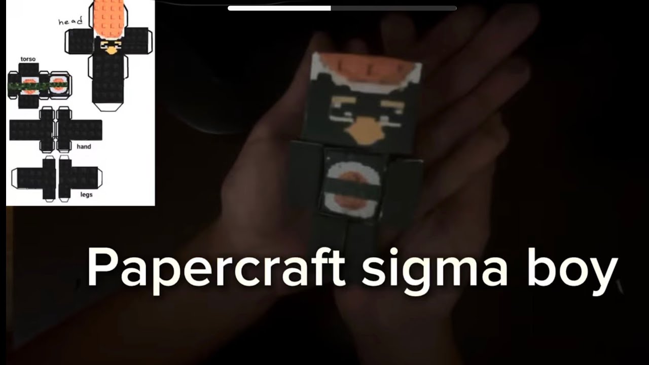 Papercraft sigma boy