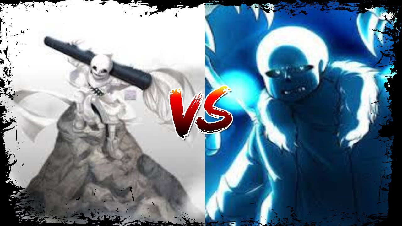 [ Monochrome Ink Sans VS Alpha Sans ] Undertale Timeline Collapse Fight Video