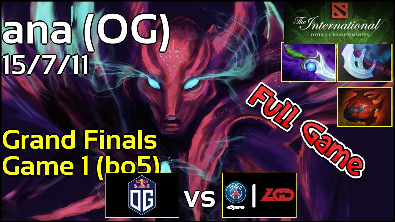 TI8: OG.ana - TI8 Main Event - Grand Finals - TI 2018 - Full Game Spectre