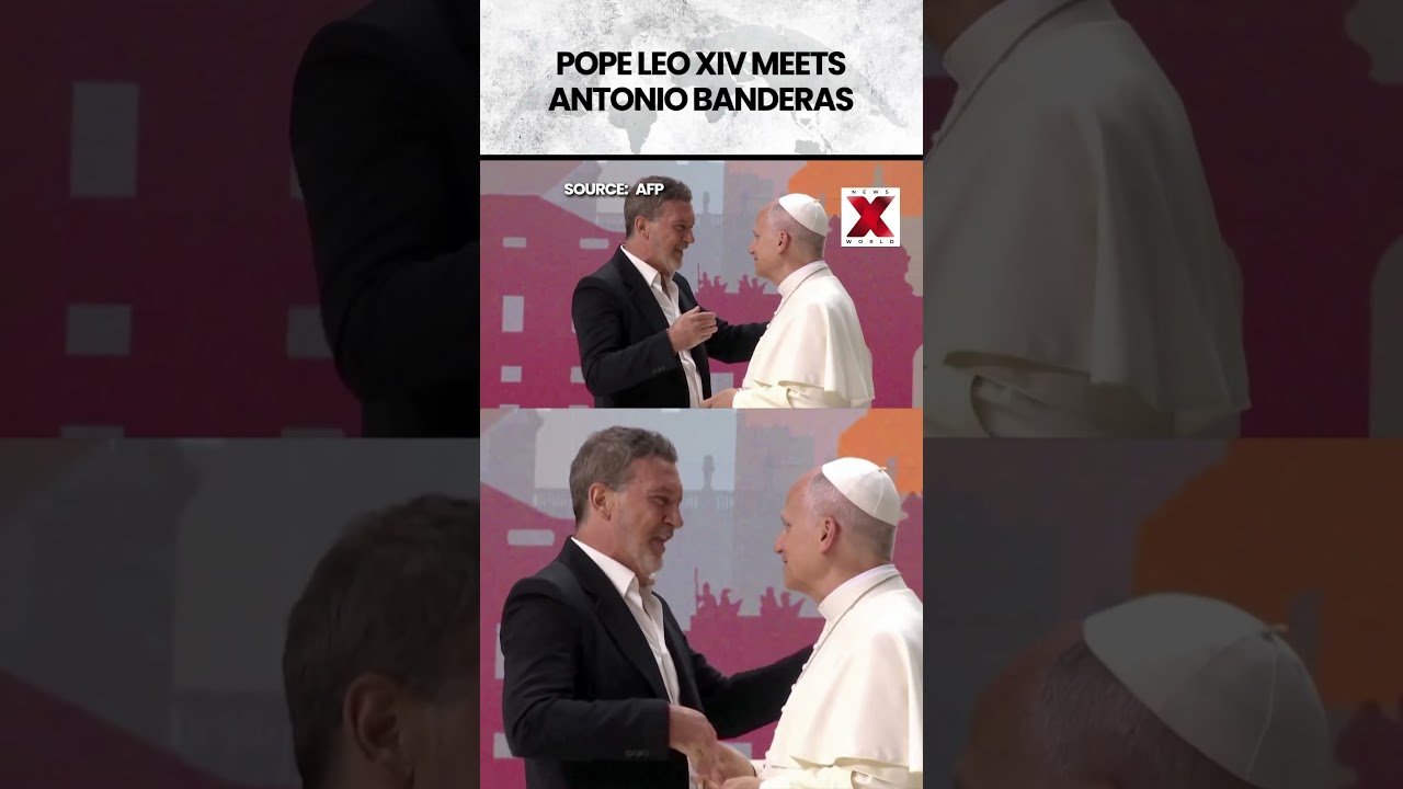 #watch | Pope Leo XIV's Madrid Meeting With Cultural Icons Sparks Global Attention #viral #shorts