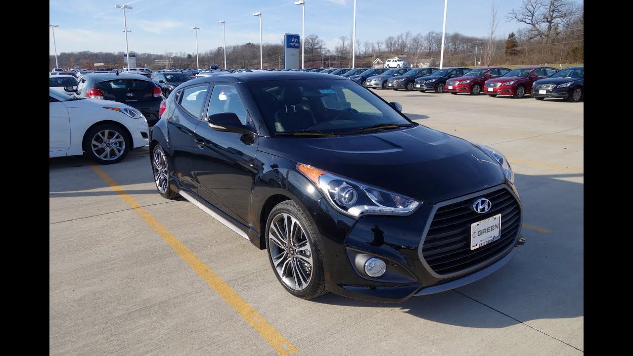 2016/2017 Hyundai Veloster Turbo 7 Speed DCT Walkaround & Interior Tour