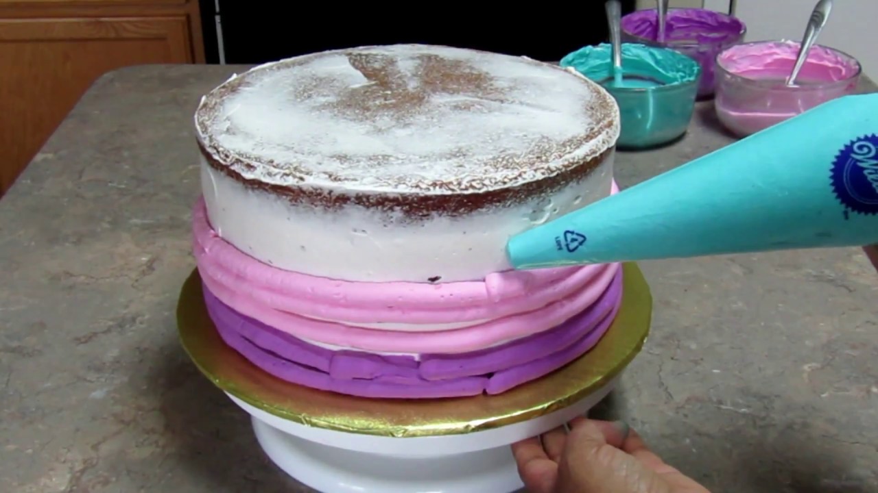 DECORACION CON TRES COLORES / CON CHANTILLY