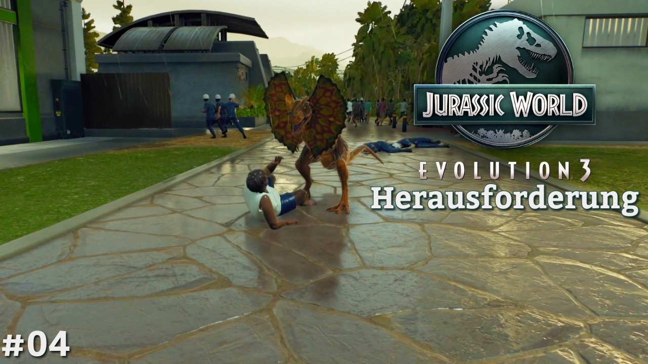 Jurassic World Evolution 3: Herausforderung #4 - Die Dilophosaurus machen Stress!
