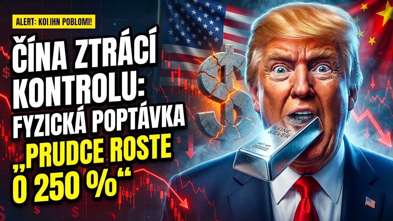 Č&iacute;na ztr&aacute;c&iacute; kontrolu: Fyzick&aacute; popt&aacute;vka &bdquo;prudce roste o 250 %&ldquo; (obchodn&iacute;ci se opět vypr&aacute;zdnili)