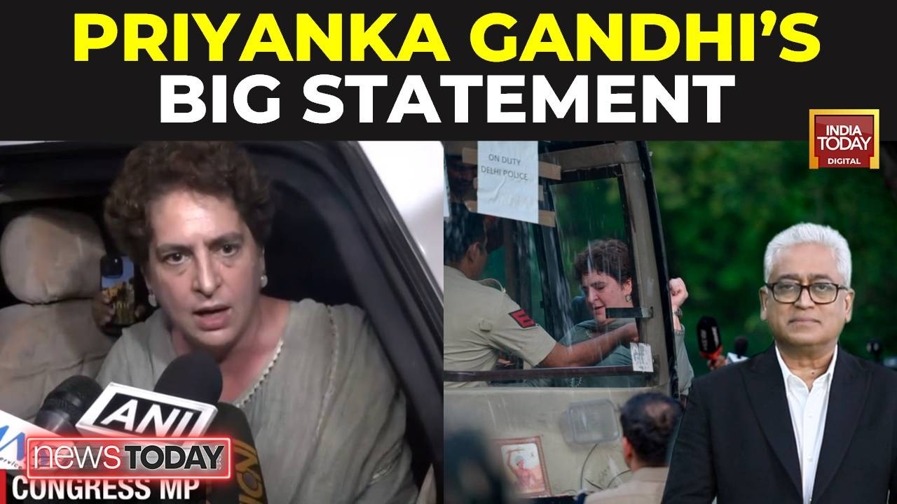 Priyanka Gandhi's Big Statement After Release From Detention: 'Dharmendra Pradhan Must Resign'