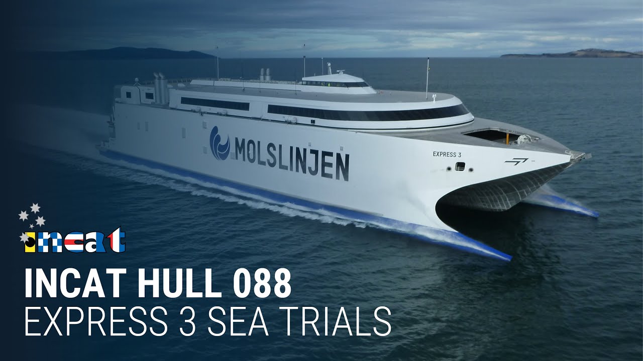 Incat Hull 088 - Express 3 - Sea Trials