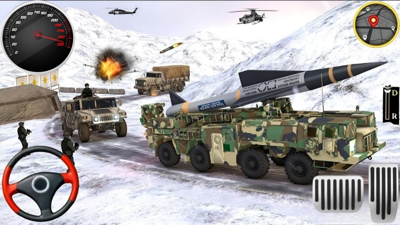 🪖 US Offroad Army Truck Driving 3D 2026 - Army Truck Driving Cargo Games - Android Gameplay