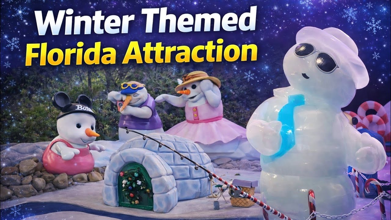 My 3 Top Winter-Themed Attractions in Florida ❄️🎄