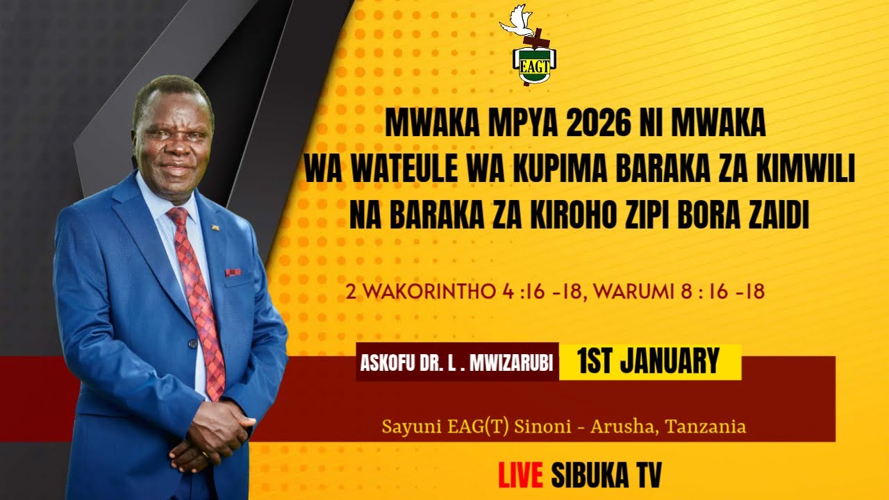 LIVE:  2026 NI MWAKA WA WATEULE WA KUPIMA BARAKA ZA KIMWILI NA BARAKA ZA KIROHO ZIPI BORA ZAIDI