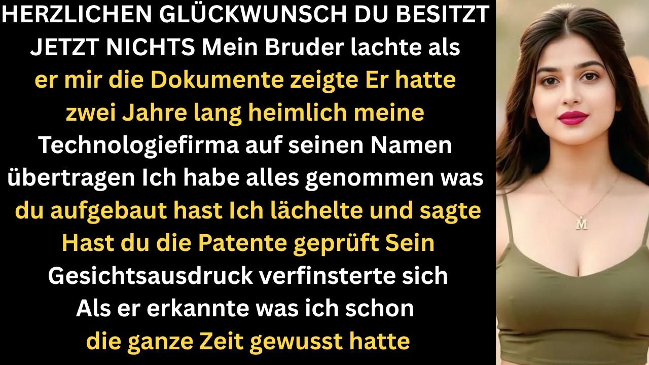 Mein Bruder stahl meine Firma  doch ich schlug zurück
