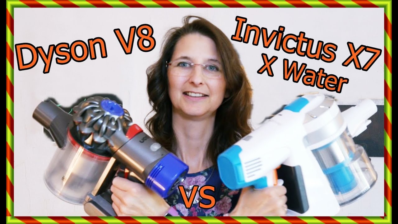 TEST Dyson V8 vs Invictus X7 XWater Test SoFie Haushalt Unperfekt Perfekt