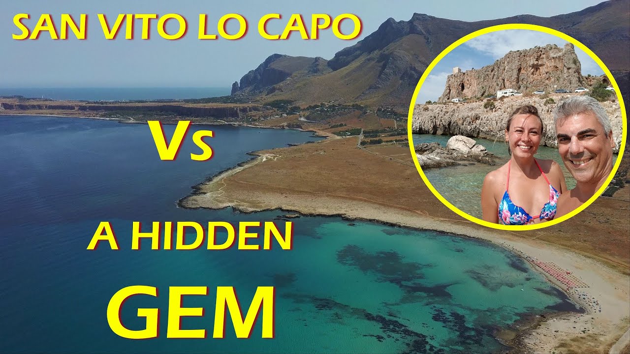 Best non-tourist beach in Sicily: Castelluzzo (the other side of San Vito Lo Capo)