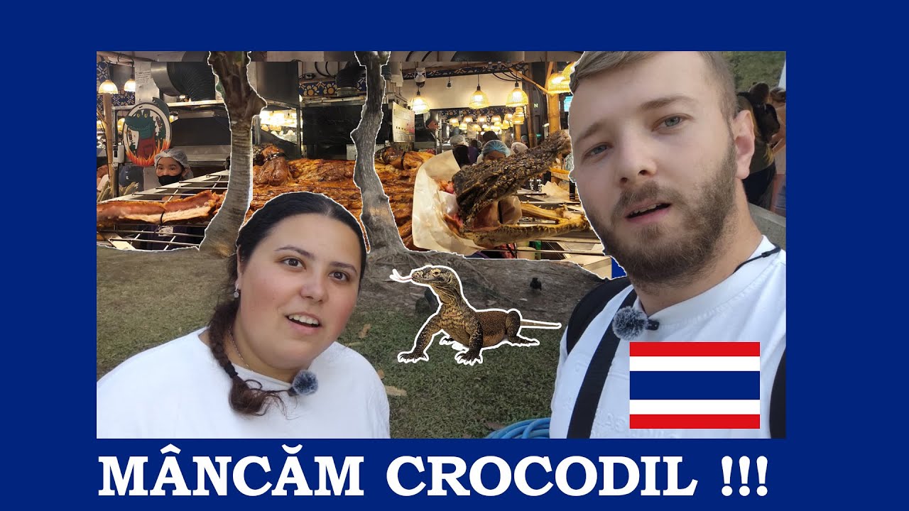 AM MÂNCAT CROCODIL și PARC PLIN DE REPTILE ENORME 😨