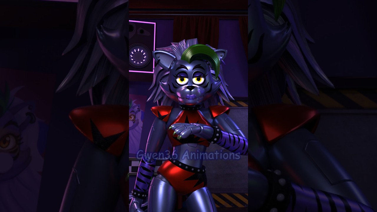 Roxanne Wolf Smooth Dance [FNAF SB/Blender] #shorts #fnaf #fnafsecuritybreach #roxannewolf #dance