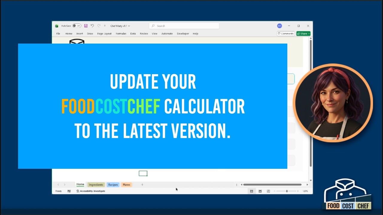How to Update Your FoodCostChef Calculator (Import/Export Tutorial)