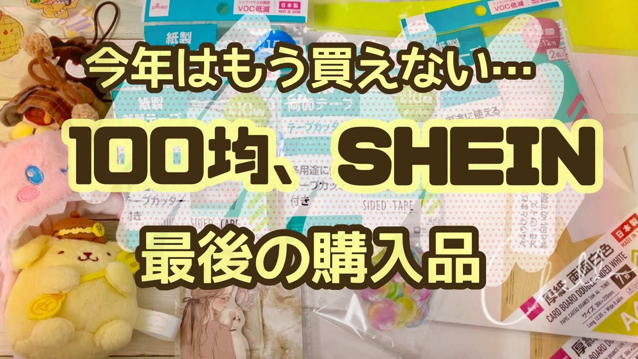 【100均購入品】ついに最後の購入品紹介…？【今年の目標発表】