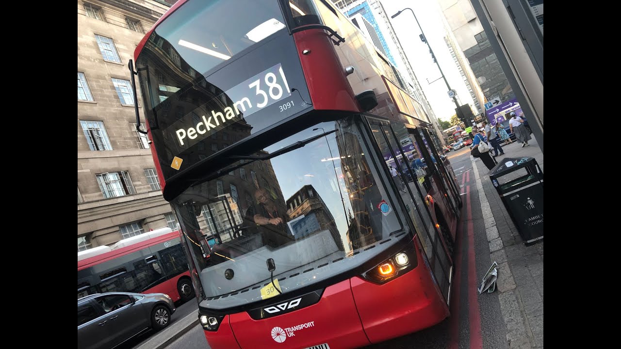 London Bus Route - 381 - Peckham - Waterloo