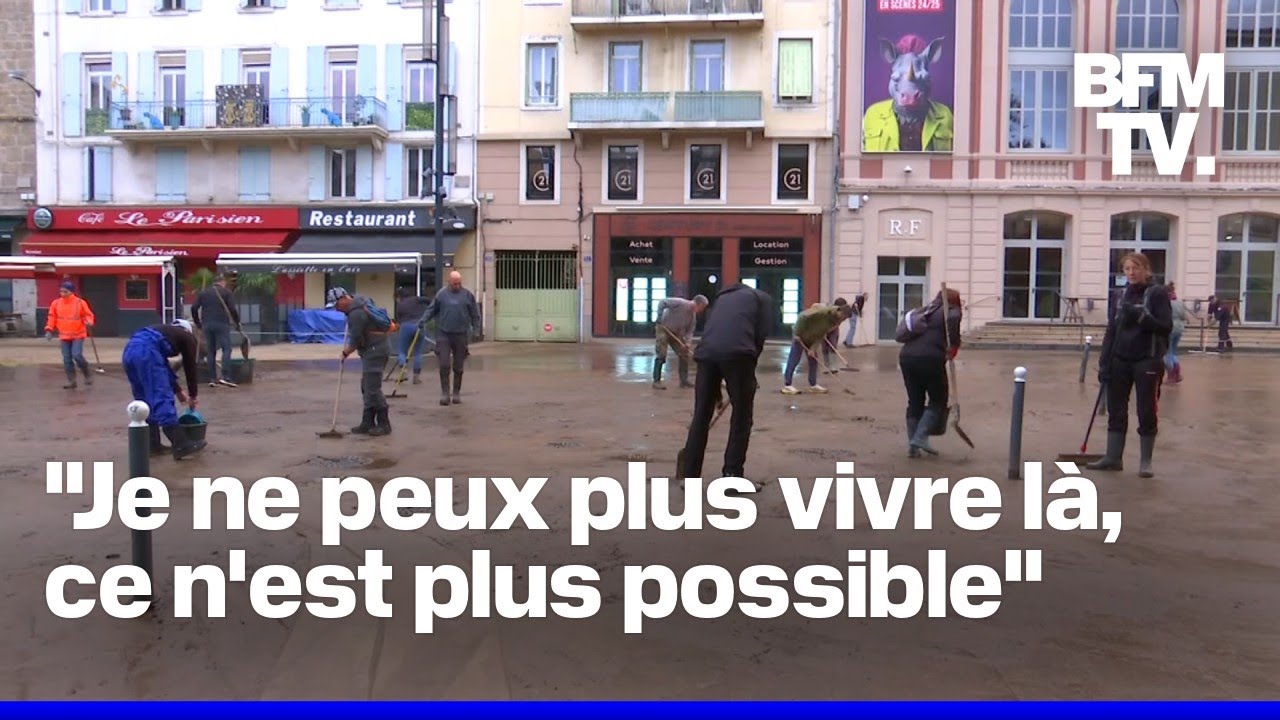 Après les crues, le nettoyage et la solidarité