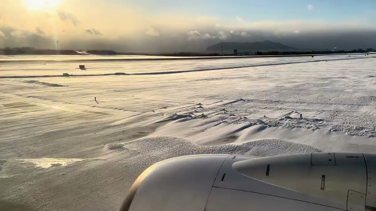 日本航空 Japanairlines B737-800 JL586便 函館発羽田行 #airplane #airport #hokkaido #b737 #japan 