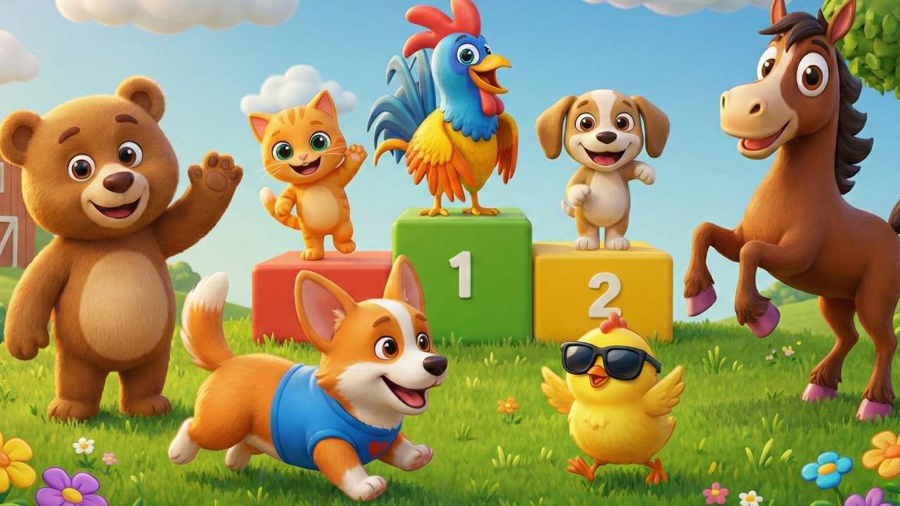 Colaj Catelusul si ploaia + Alte melodii Sclipi Kids - Mix Canteece Copii