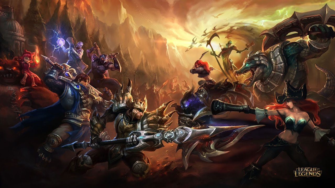 League of Legends A 2v2 Poking Turns Into An Epic Team Fight At Bottom Corridor