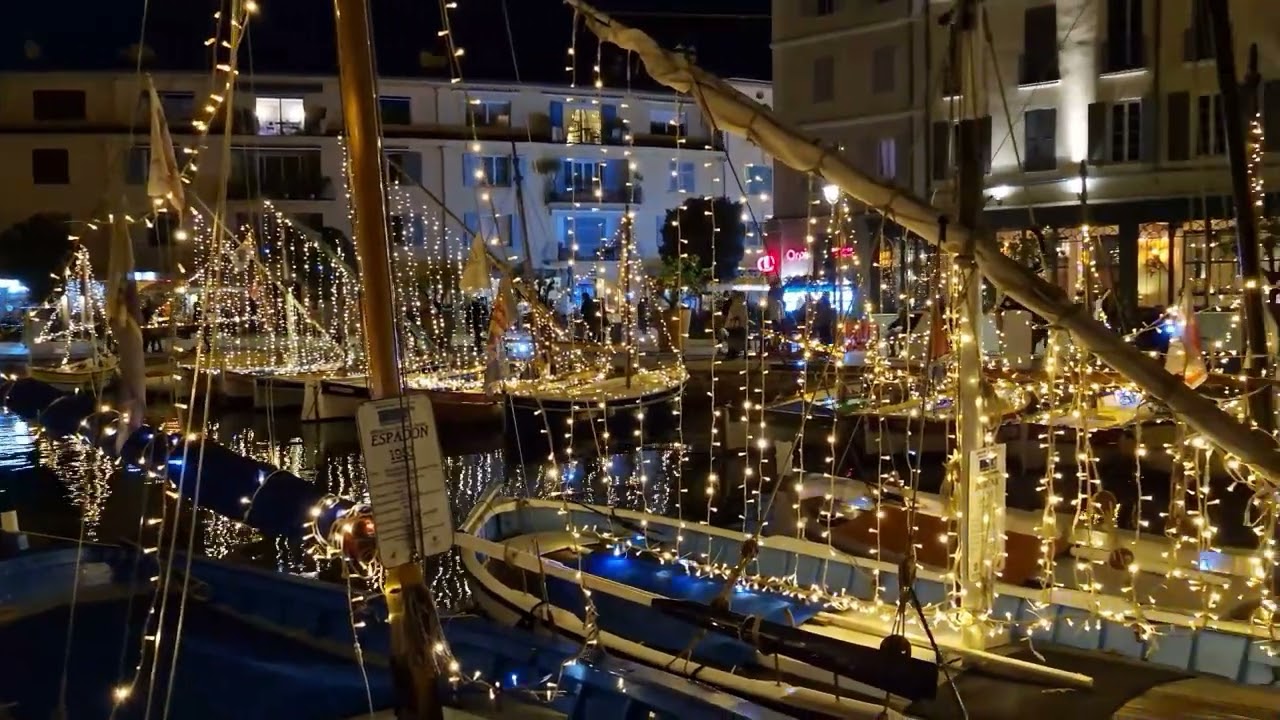 Sanary sur mer - les décorations lumineuses