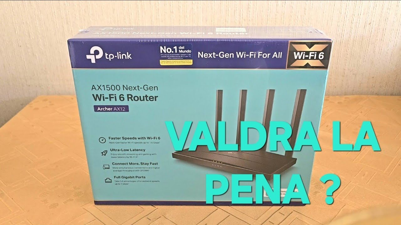 TP-LINK AX1500 WIFI 6 ROUTER ARCHER AX12 UNBOXING Y TEST 🇵🇪