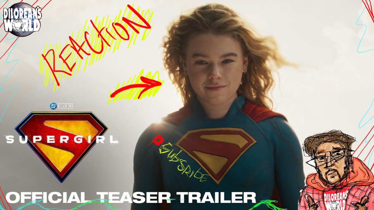 Supergirl | Official Teaser Trailer | DC REACTION 反応