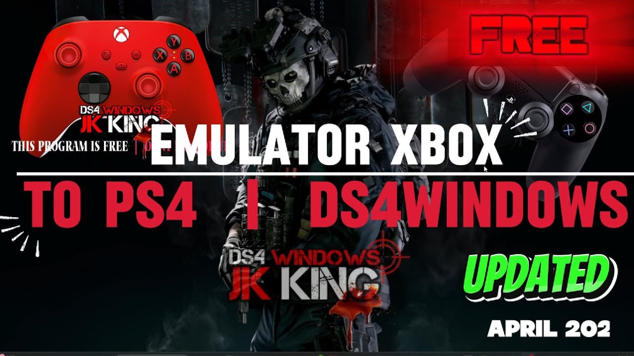 EMULADOR XBOX  |  PARA DS4WINDOWS   |  TOTALMENTE GRATIS!!!!  |  UPDATE  09 ABRIL 2025