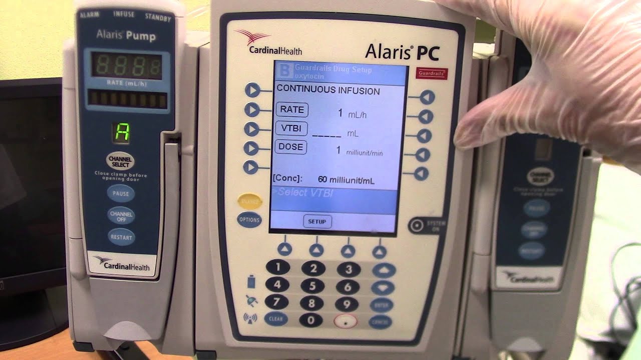 Pitocin Infusion Alaris Pump 6 10 14