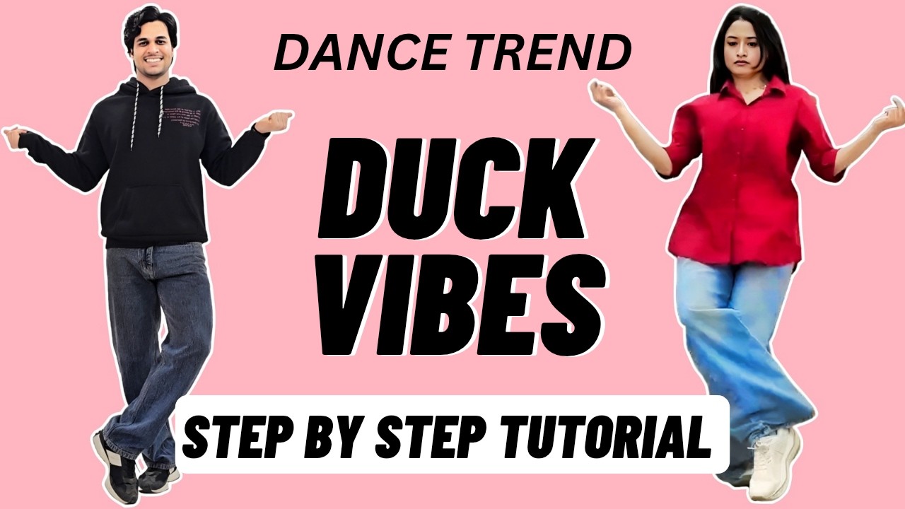 DUCK VIBES Dance Trend Tutorial | Duck Vibes Reels Dance Trend Tutorial
