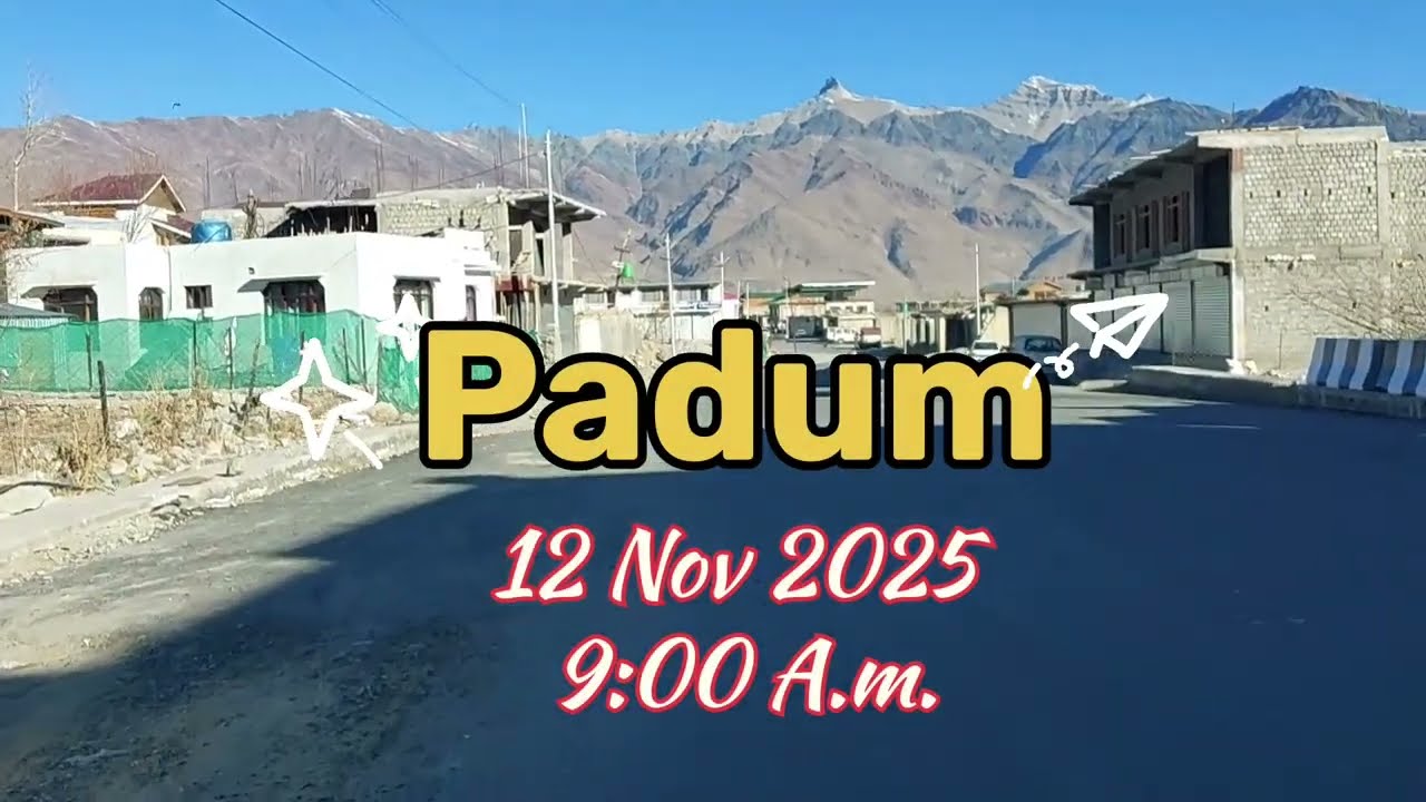 Padum Market Video | Zanskar Valley | Ladakh Nov 2025