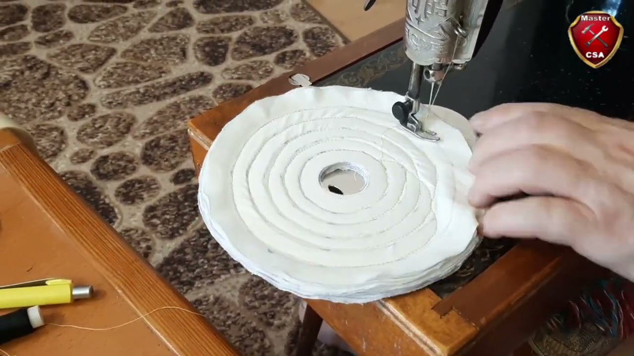 полировальный  круг своими руками / DIY polishing wheel