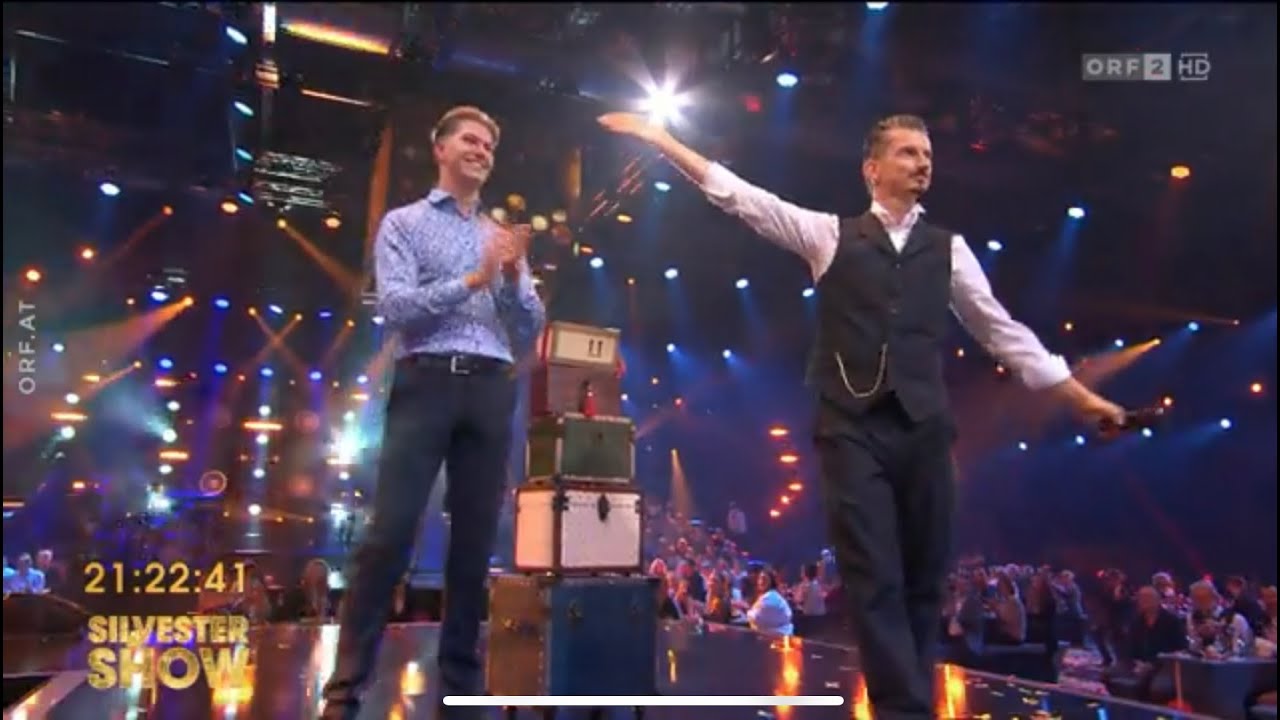 Wolfgang Moser in der ARD  SILVESTERSHOW am 31 12 2021, 