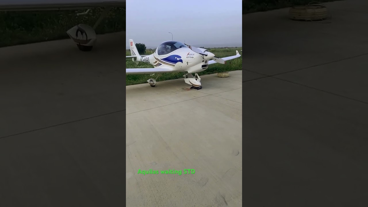 Aquilas waiting STD #aquilaa211 #aquilaa212 #flightschedule #flightschool #bursayenisehirairport
