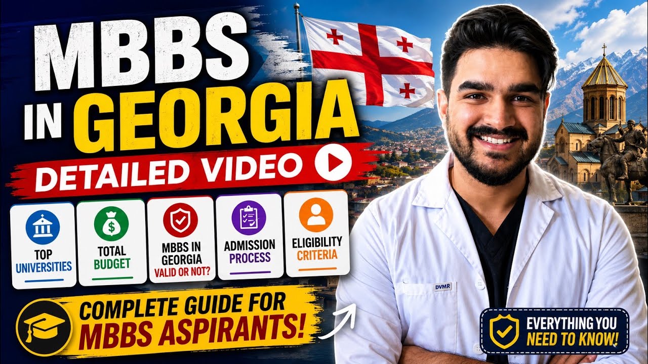MBBS in Georgia 2026 🇬🇪| Complete Guide for Indian Students | Admission process,Eligibility,Fees,etc
