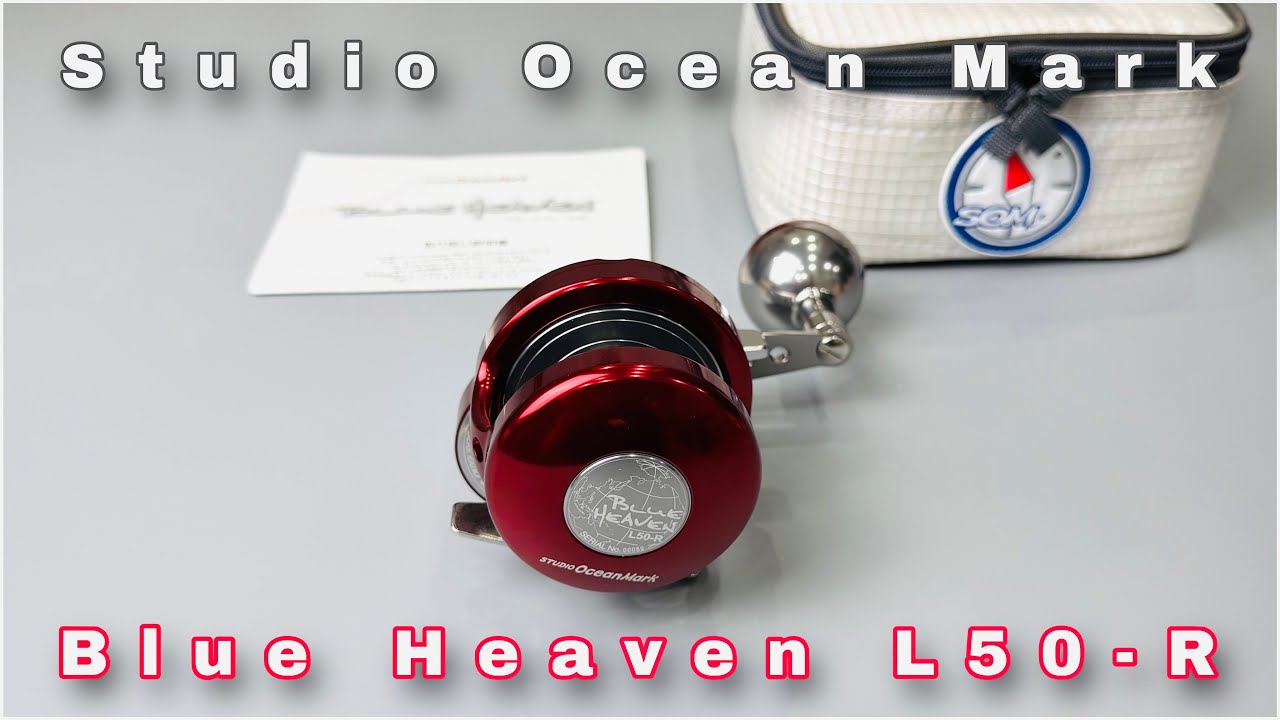 Máy câu jigging đỉnh của Nhật Studio Ocean Mark Blue Heaven L50-R model 2017  ( 2025 )