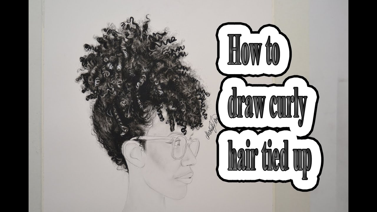 How to draw curly hair (2)
