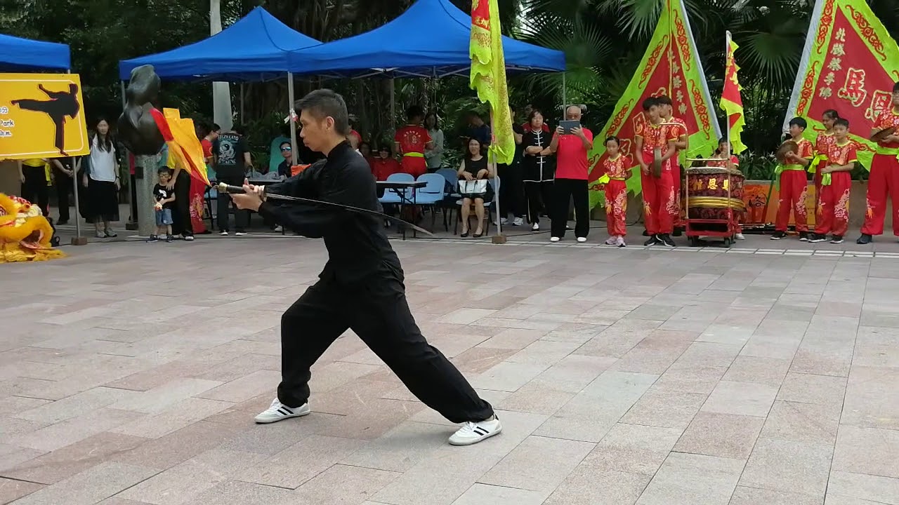 九龍公園 | 功夫閣 | 鷹爪翻子門 |邵志陵 師傅 |苗刀-  2019年6月16日