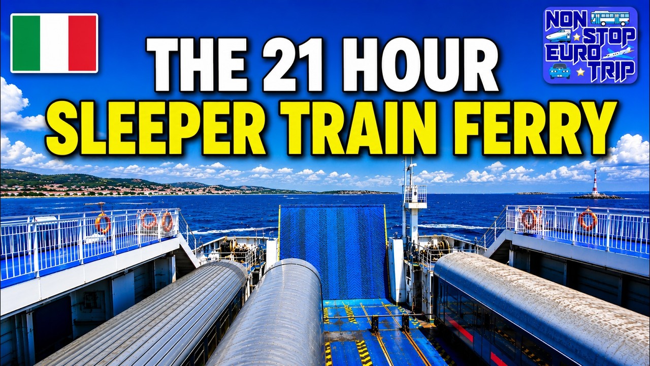 ITALY'S SLEEPER TRAIN FERRY TO SICILY / MILAN TO PALERMO / ITALIAN TRAIN TRIP REPORT