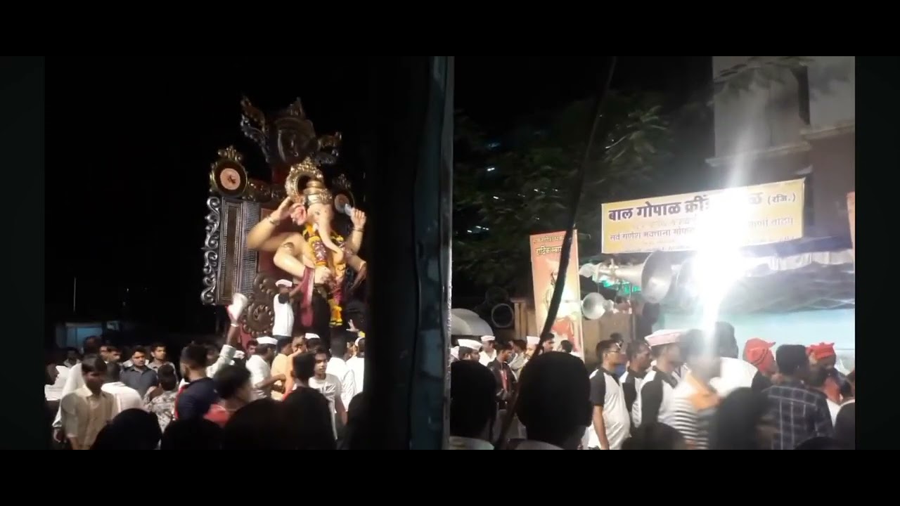 Last year Ganapati ji ka visarjan..😭😭😭🎉🎉